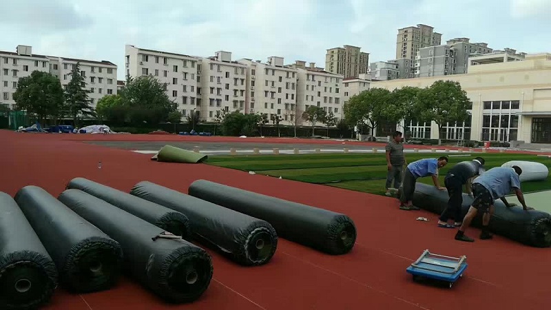 上海嘉定實(shí)驗(yàn)小學(xué)塑膠跑道竣工效果圖